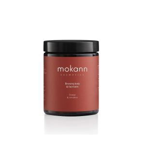 MOKANN BRONZING BODY BALM - BALSAMO VISO E CORPO ABBRONZANTE, ARANCIO E CANNELLA 180 ML